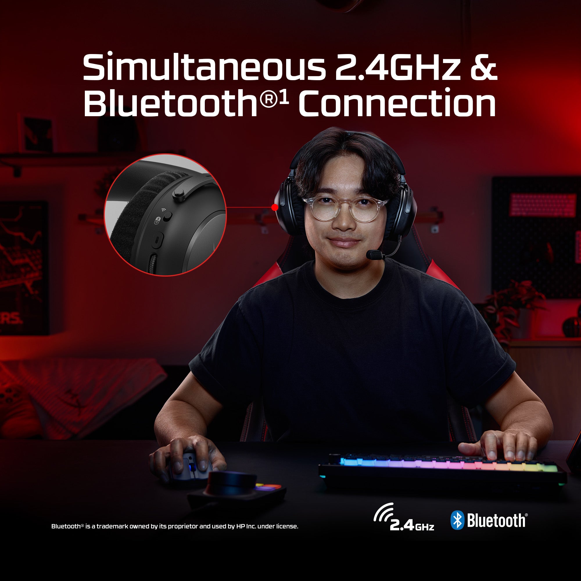 HyperX Cloud Alpha 2 Wireless: Dùng nhiều thiết bị