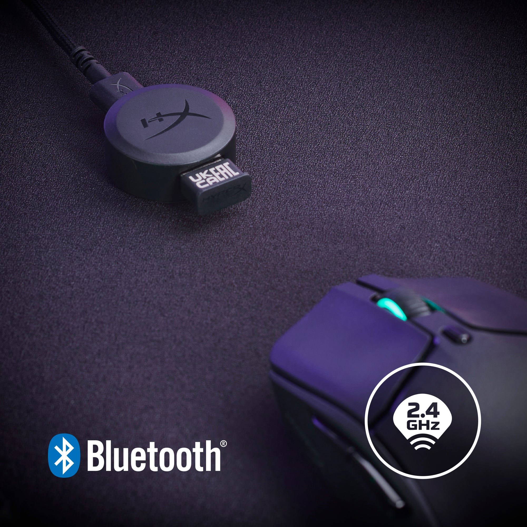 HyperX Pulsefire Haste 2 Wireless: Dongle, Bluetooth và chế độ cắm cáp