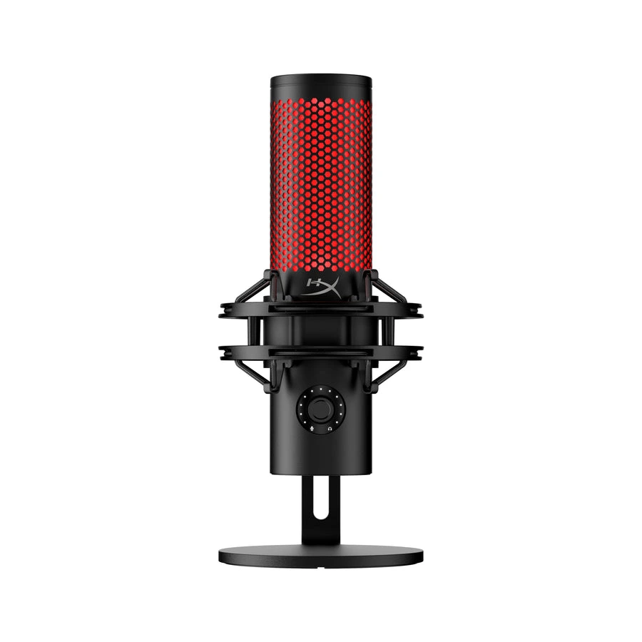 HyperX QuadCast 2 — Đen, ánh sáng đỏ